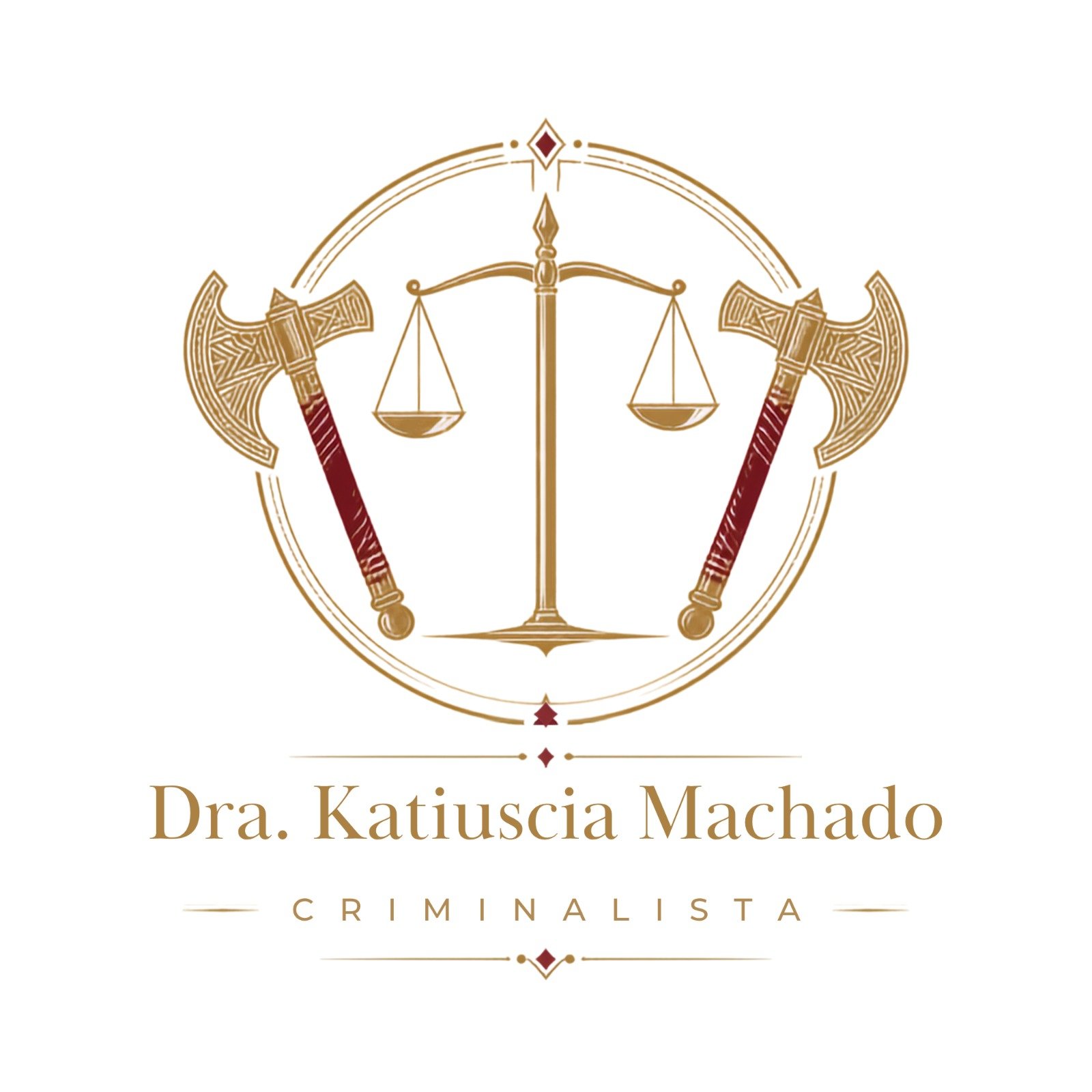 Identidade visual Dra. Katiuscia Machado Criminalista